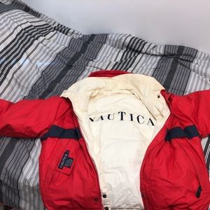 Vintage Nautica Reversible Puffer Jacket